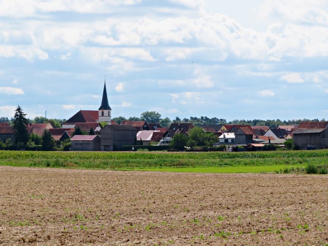 Idyllisches Dörfchen Hatzenbühl mit seinen Schuppen | Foto: Brigitte Melder