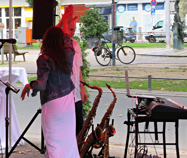 Einmal abklatschen | Foto: Brigitte Melder