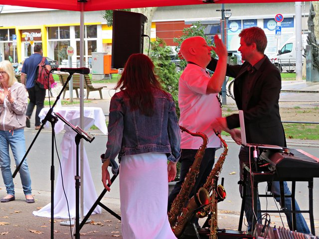 Nochmal abklatschen | Foto: Brigitte Melder