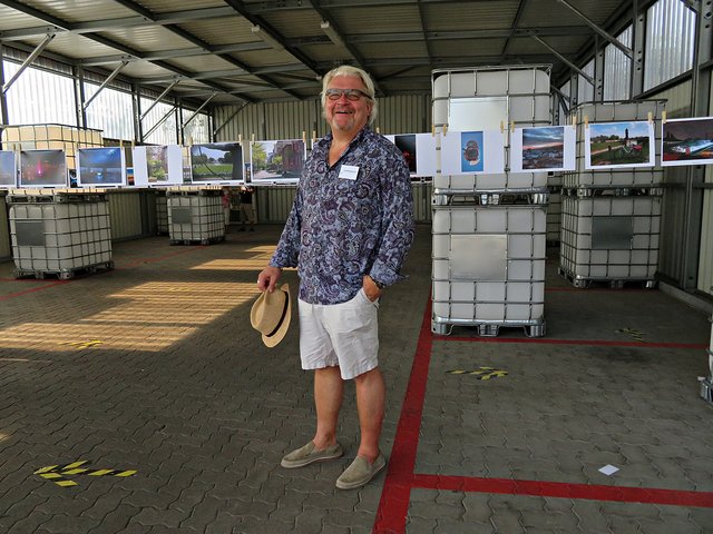 Gut gelaunter Hausherr :-) Mathias Berkel freut sich über den Erfolg | Foto: Brigitte Melder