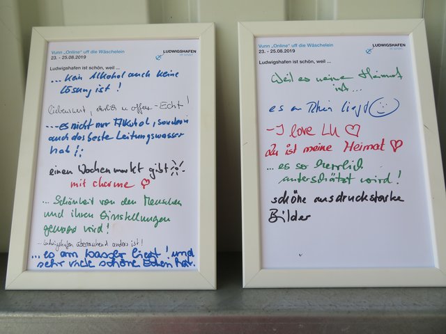 "Hinterlassenschaften" der Besucher, die man gerne liest | Foto: Brigitte Melder