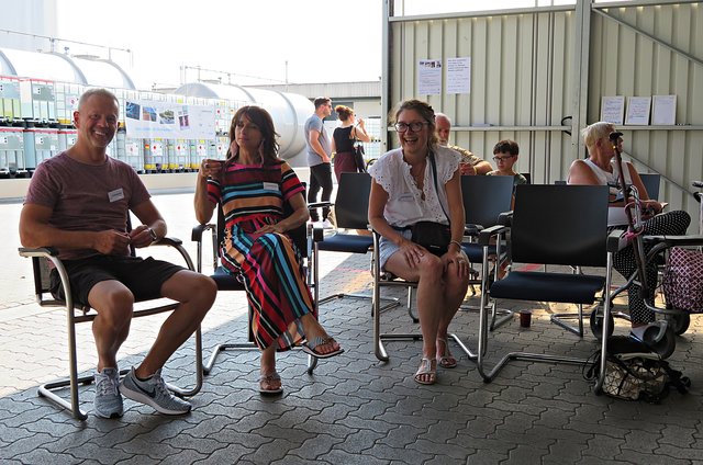 Von links nach rechts: Andreas Christ (Fotograf), Nicoleta Steffan, Brigitte Jungmann | Foto: Brigitte Melder