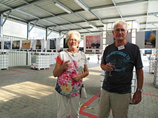 Ehepaar Seel fand die Ausstellung SPITZE | Foto: Brigitte Melder