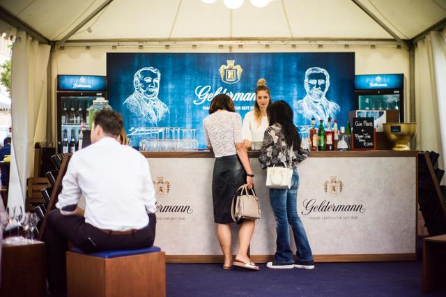 Der Geldermann-Sektstand. | Foto: Christian Gaier