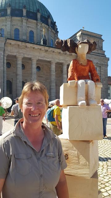Künstlerin Karin Hofer aus der Schweiz | Foto: jow