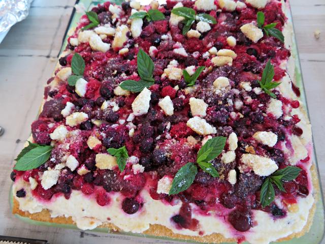 Das Objekt der Begierde. Super leckerer Kuchen! | Foto: Brigitte Melder