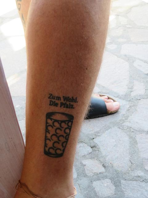 Nicht nur auf Kleidung sondern auch auf Haut zu finden "Dubbeglas" | Foto: Brigitte Melder