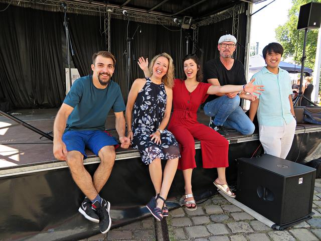 School of Music freuen sich auf ihren Auftritt | Foto: Brigitte Melder