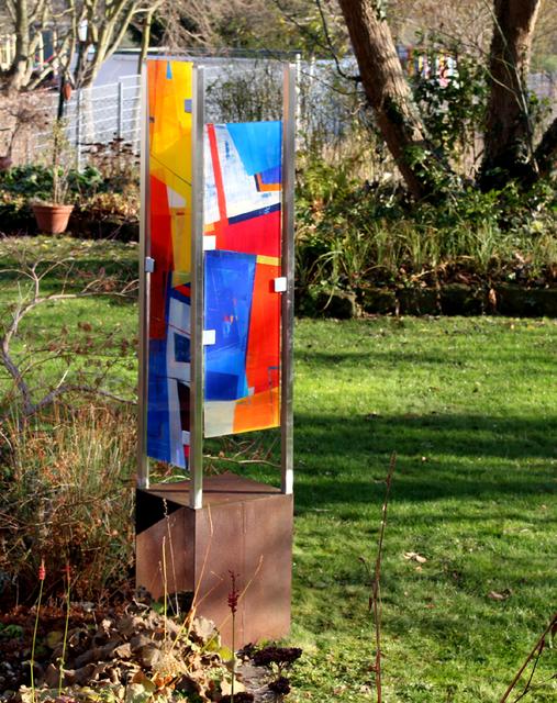 Diese Plexiglasskulptur hat Beck für einen Garten in Speyer gefertigt. | Foto: privat