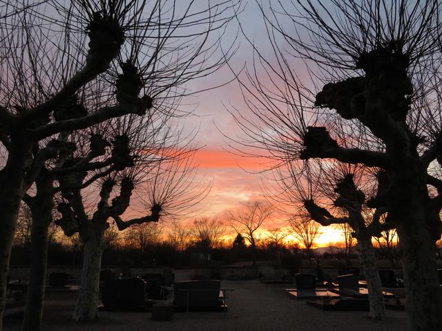 Sonnenuntergang gespenstisch anmutend | Foto: Brigitte Melder