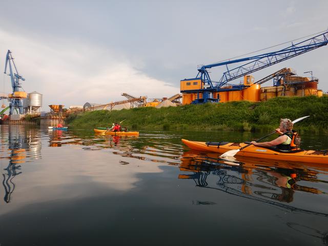 Im Germersheimer Hafen im Sommer | Foto: Michaela Kastl-Bastian