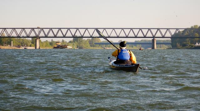 Die Rheinbrücken in Germersheim im früh morgens im April | Foto: Michaela Kastl-Bastian