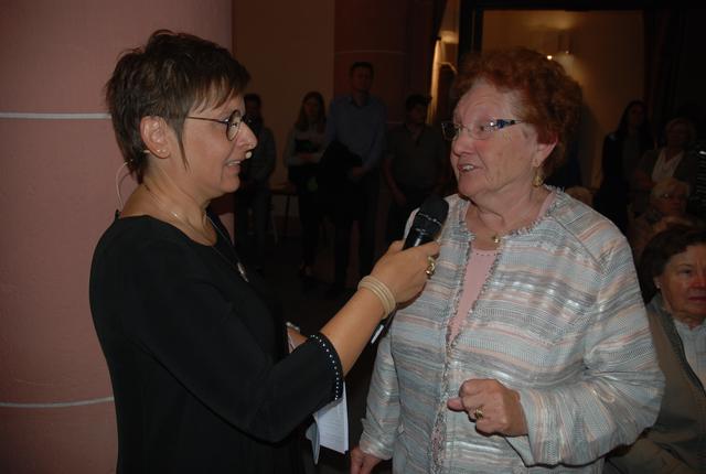 Gespräch mit Zeitzeugen: Wilma Weber. | Foto: Pacher