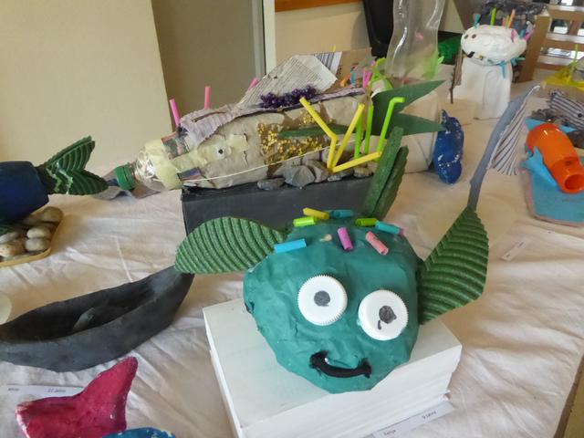 Bunte Ideenvielfalt aus dem Ferienatelier.
