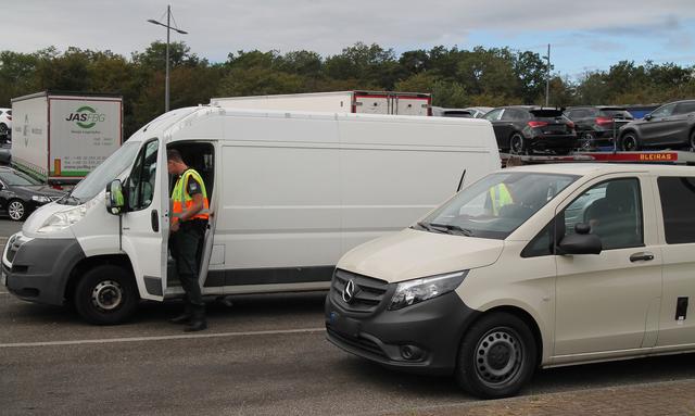 Auch Kleintransporter standen im Fokus der Kontrollen. | Foto: Heike Schwitalla