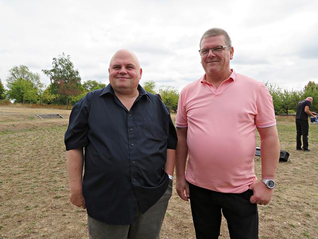 Wilfried Scholl (links) und Hartmut Raßbach (rechts) | Foto: Brigitte Melder