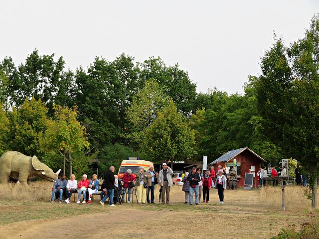 Die ersten Besucher | Foto: Brigitte Melder