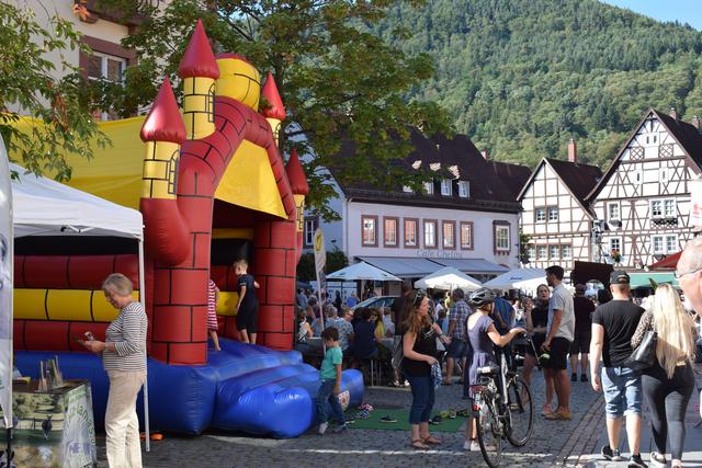 Die kleinen Festgäste hatten Spaß in zwei Hüpfburgen. | Foto: Bender