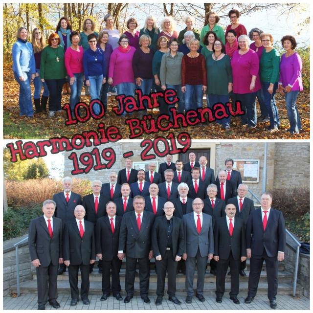 Unsere beiden Jubiläumschöre - AllCantare und MÄNNERChor Büchenau | Foto: MGV Harmonie Büchenau 1919 e.V.
