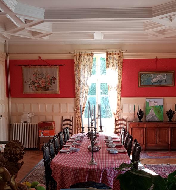 Speisesaal Chateau du Deffay | Foto:  E.M.Kihm