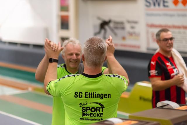 Große Freude nach dem klaren Heimsieg bei den Ettlingern | Foto: SG Ettlingen