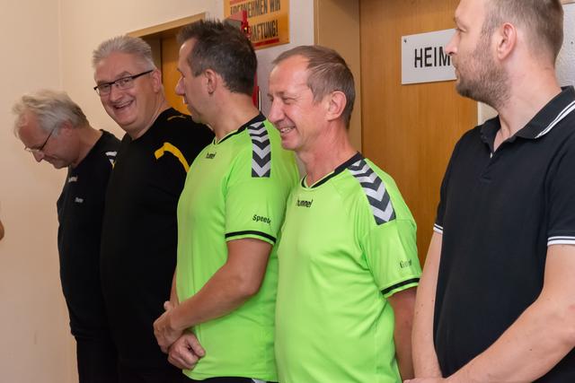 Gute Stimmung vor dem Spiel bei der Ettlinger Heimmannschaft | Foto: SG Ettlingen