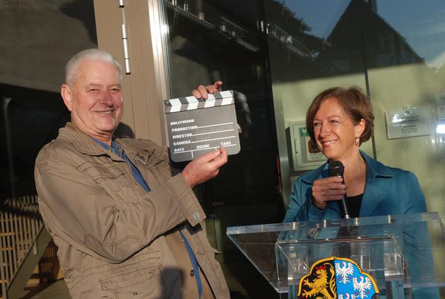 „Klappe, die zweite!“ Wilhelm Rieger hat einen Film über Gabriele Köbler gedreht.