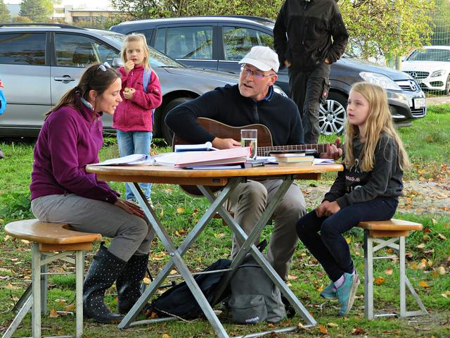 Da waren es schon drei Gesangstalente | Foto: Brigitte Melder