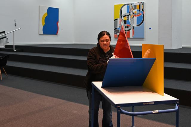 Am Modell Kunst er-tasten | Foto: Ilona Schäfer
