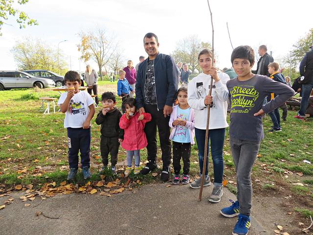 Said Farid mit seinen Kindern fühlte sich hier wohl  | Foto: Brigitte Melder