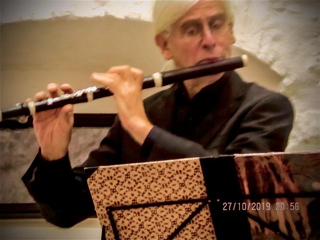 Prof. Karl Kaiser (Flöte) Gründer des Ardinghello Ensemble | Foto: Foto Z.H 19