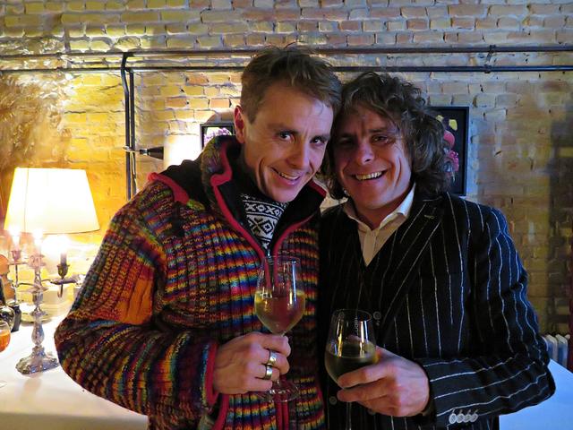 Die künstlerischen Zwillinge Bernhard und Roland Vanecek | Foto: Brigitte Melder