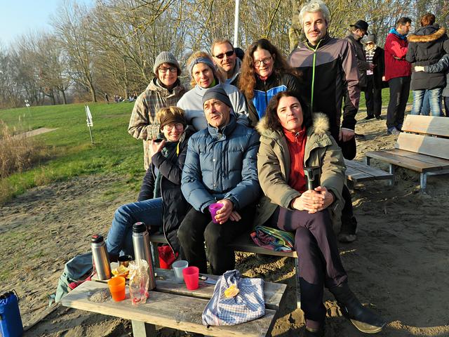 Treue Neujahrsschwimmer: Die Speyerer | Foto: Brigitte Melder