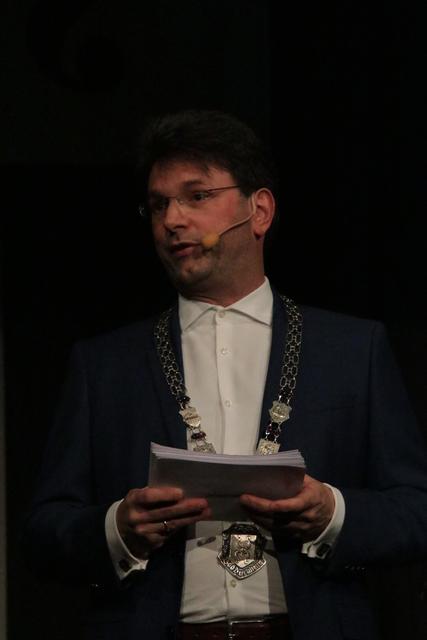 Für Bürgermeister Christoph Glogger war es der fünfte Neujahrsempfang seiner Amtszeit. | Foto: Franz Walter Mappes