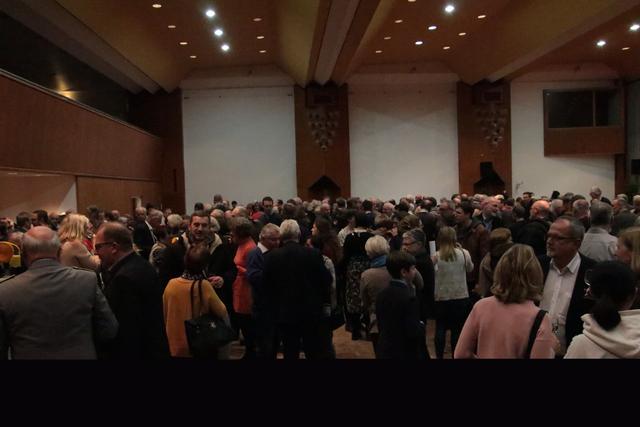 Über tausend Besucher kamen am Mittwochabend zum Neujahrsempfang in die Salierhalle. | Foto: Franz Walter Mappes