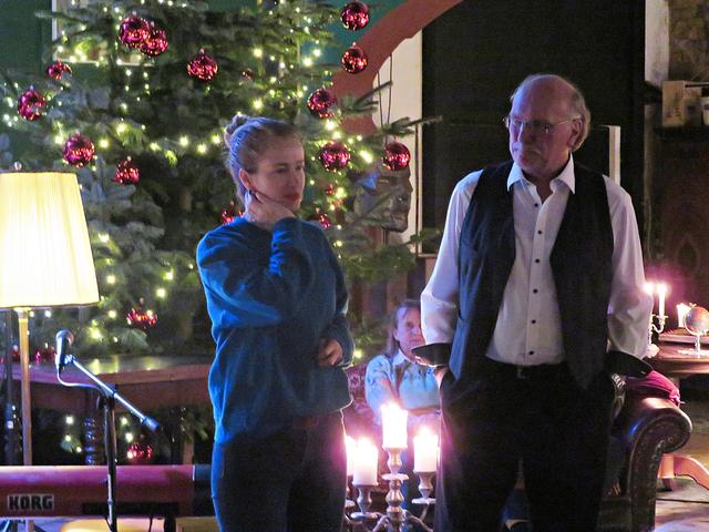 Beatrice d'Angelo und Horst Hofmann bei der Begrüßung | Foto: Brigitte Melder