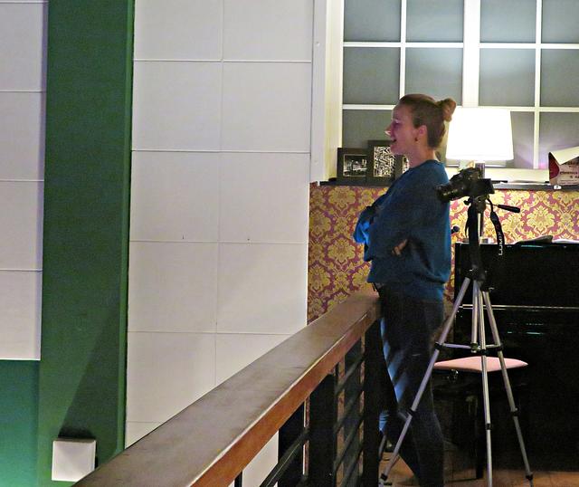 Beatrice auf der Empore | Foto: Brigitte Melder