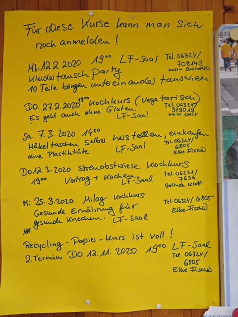 Kursangebote der Landfrauen | Foto: Brigitte Melder