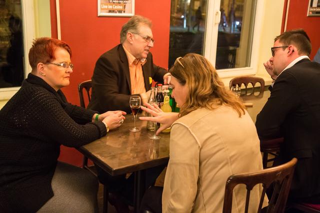 Die Wochenblatt-VIP-Gäste kamen schnell ins Gespräch | Foto: Roland Kohls