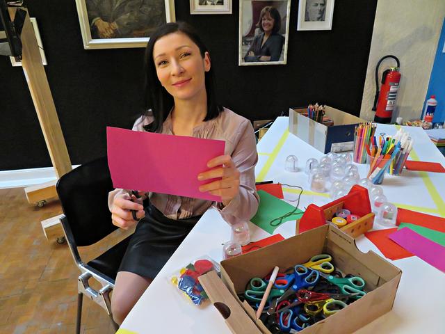 Kreative Kinderbeschäftigung im Museum | Foto: Brigitte Melder