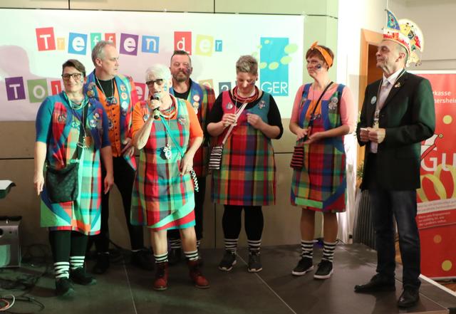 Tollitätentreff im Foyer der Germersheimer Stadthalle | Foto: Heike Schwitalla