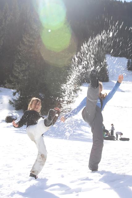 Trainingsspaß im Schnee | Foto: ps