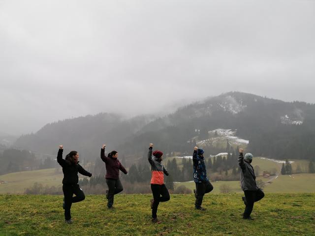 Morgentraining im Nebel | Foto: ps