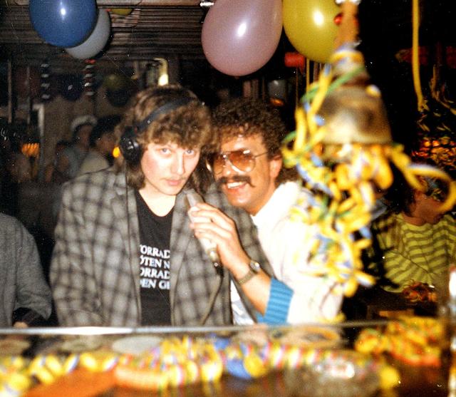 Michael Hahn an den Turntables. | Foto: Michael Hahn