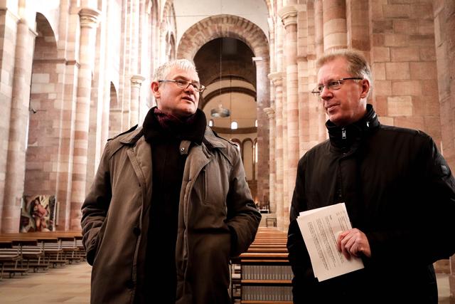 Studienfreunde: Stefan Weyergraf gen. Streit (links) und Domkapitular Franz Vogelgesang. | Foto: Bauer