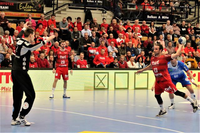 Pascal Durak warf neun Treffer, davon vier Siebenmeter