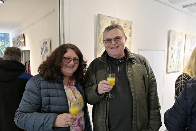 An Kunst interessiertes Ehepaar Fischer | Foto: Brigitte Melder