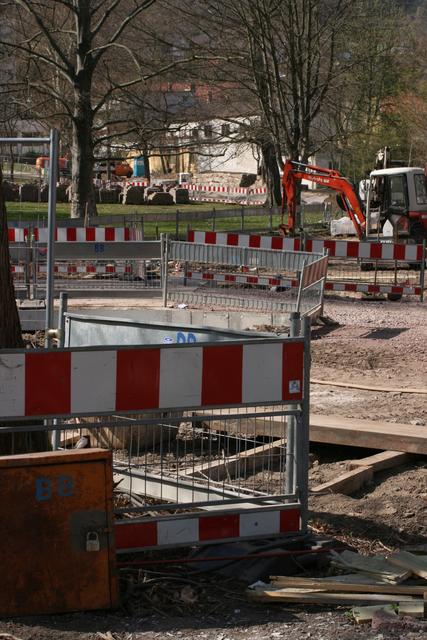 Hindernislauf für Parkbesucher. | Foto: Franz Walter Mappes