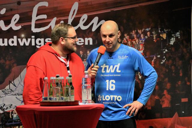 Thomas Stüber beim Fantalk mit Gorazd Škof (Foto Michael Sonnick)