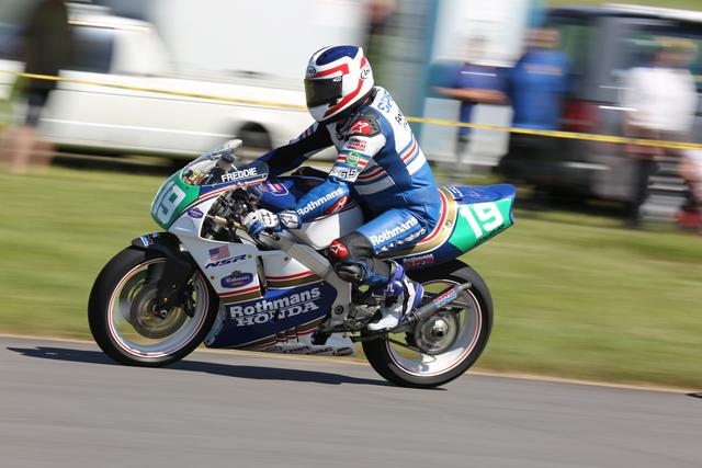 Freddie Spencer (USA) wurde 1985 Doppel-Weltmeister in der 250 und 500 ccm Klasse